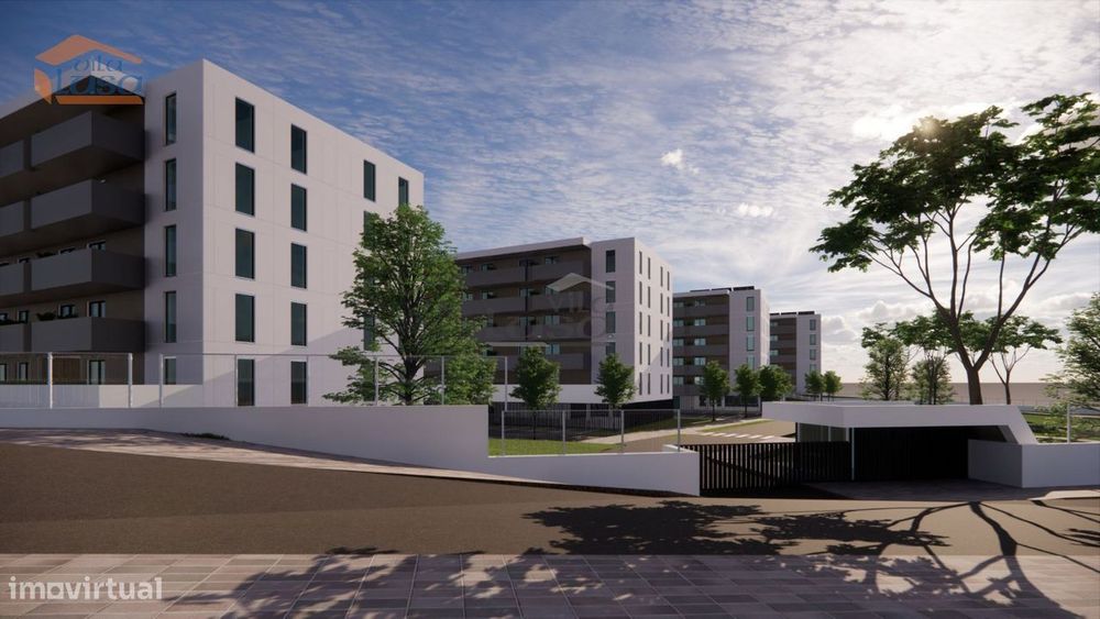 Apartamento T1 Novo varanda e lugar de garagem Vilar de Paraiso, Vi...