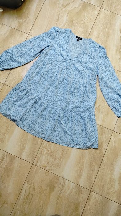 Sukienka ciążowa coquette błękitna new look 40
