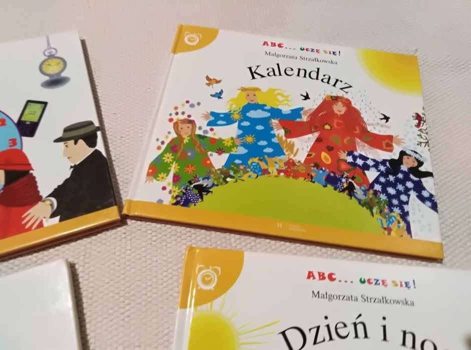 Książeczki ABC Zegar, Kalendarz, Dzień i noc, Wielkanoc