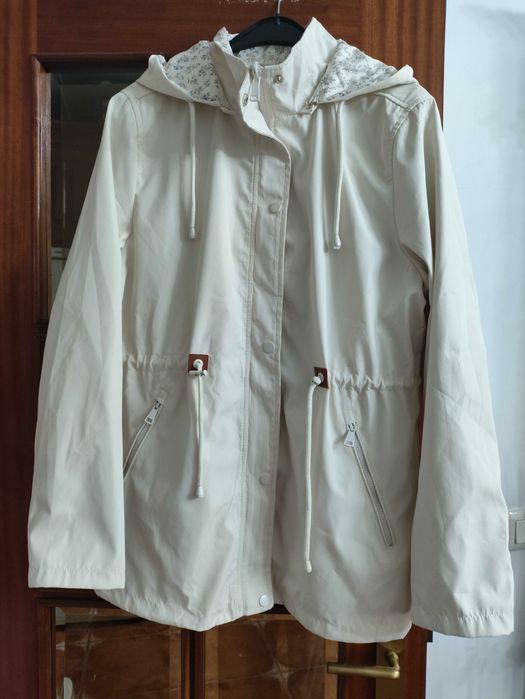 Parker impermeável reversível senhora Bege claro - Nova