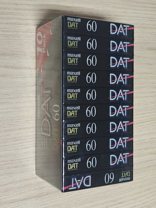 Kasety DAT TDK 60 DM-60D cały karton 10 sztuk, oryginalnie zafoliowane