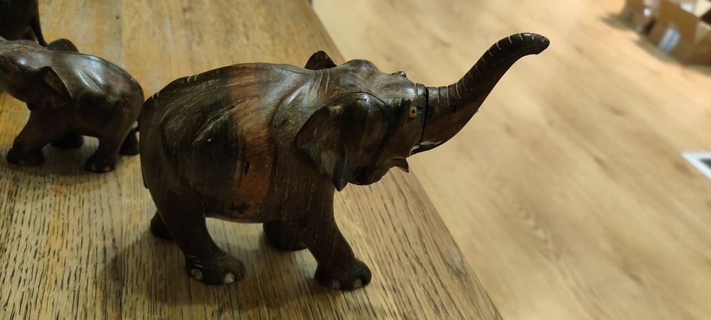 Hebanowe słoniki 4szt, 792g