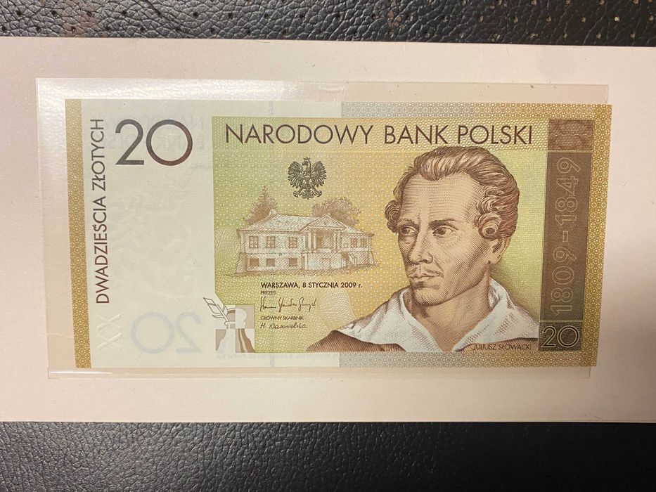 20zł  Juliusz Słowacki  2009 rok