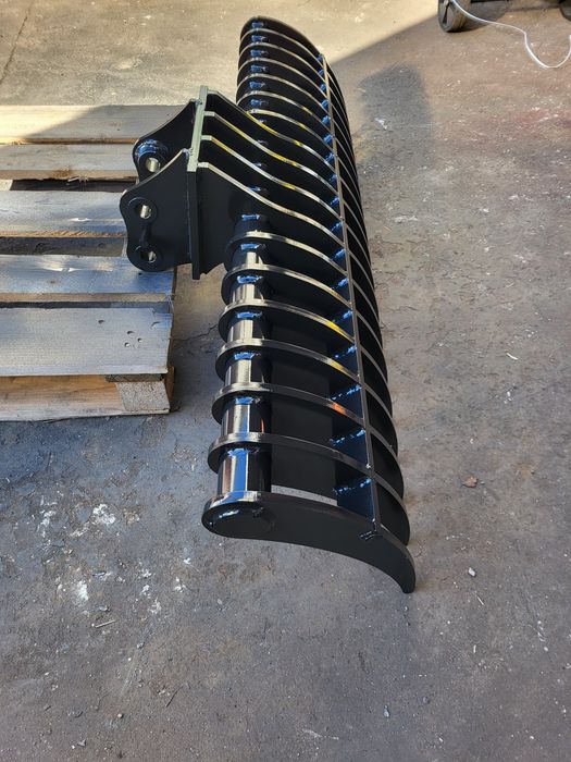 Grabie 120cm do równania, wygrabiania pasuje do minikoparki JCB 8018