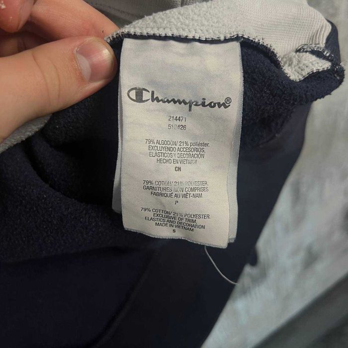‼️-50%‼️Худи Champion в синяя белая S