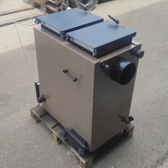 Котел шахтний Холмова Bizon Trio від 8 до 150 кВт з верхньою загрузкою