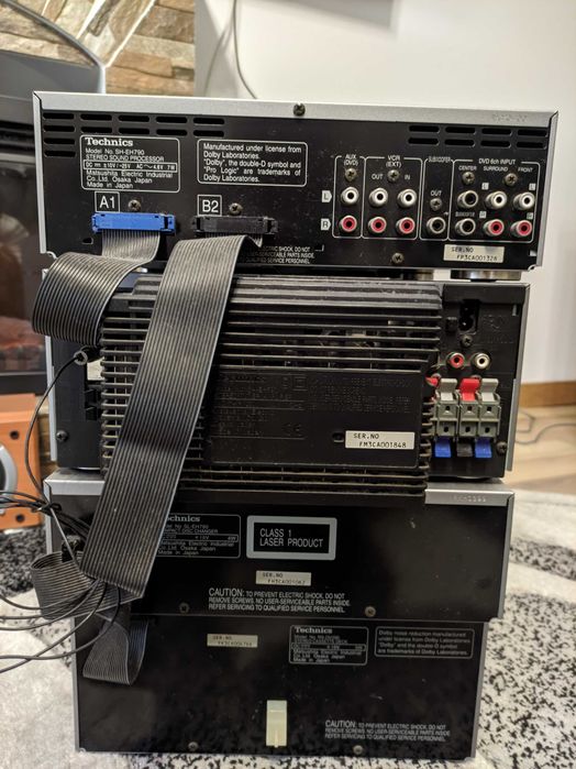 Aparelhagem Technics.