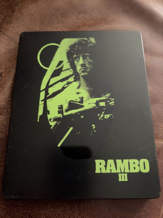 Trylogia Rambo 3x Steelbook Blu Ray + DVD bez PL