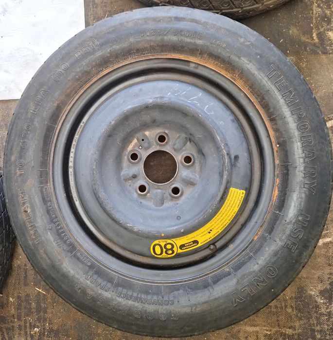 KOŁO DOJAZDOWE 16 CALI- 5X114,3 - JEEP COMPAS,DODGE CALIBER -05105079AA