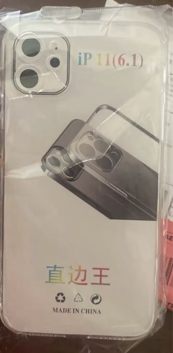 Прозрачный силиконовый чехол для iPhone 11