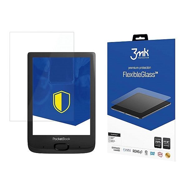 Szkło hybrydowe 3mk FlexibleGlass™ na PocketBook Basic Lux 3