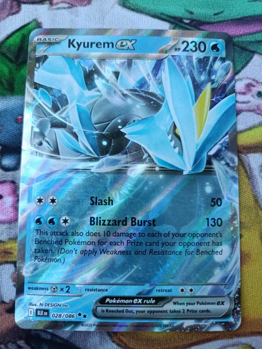 Kyurem ex (BLK 028)
Black Bolt - Karta Pokemon TCG
