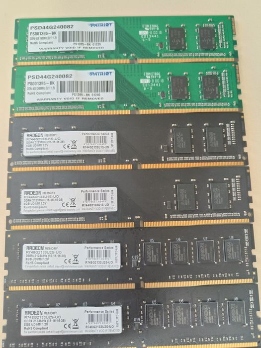 Оперативная память DDR4 DDR3  2,4,8 Gb