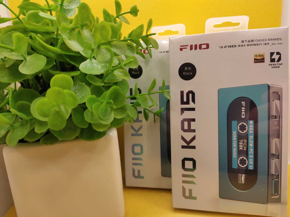 ‼️ FiiO KA15 (Black) - ЦАП DAC усилитель на 2-х CS43198, 560mW, DSD256