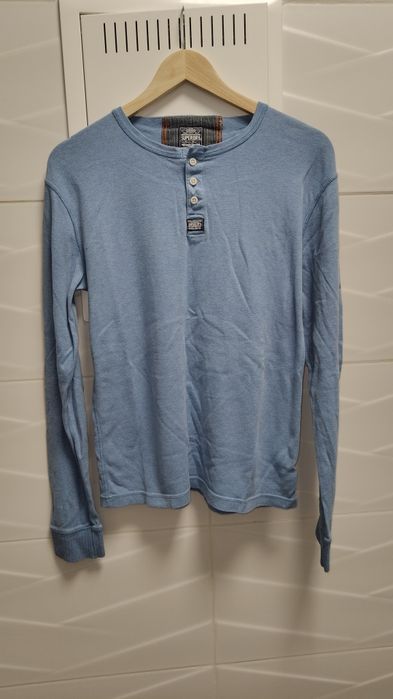 Koszulka Superdry r. M longsleeve niebieska