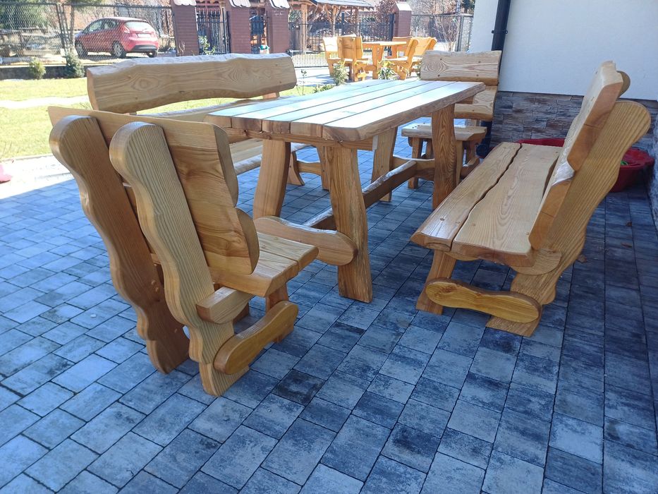 Sprzedam Meble ogrodowe dębowe, jesionowe