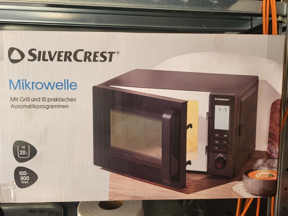 Kuchenka mikrofalowa z funkcją grilla »SMW 800 F2«, ok. 20 l.