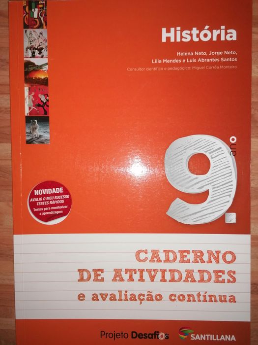 Caderno de Atividades de História 9ºano