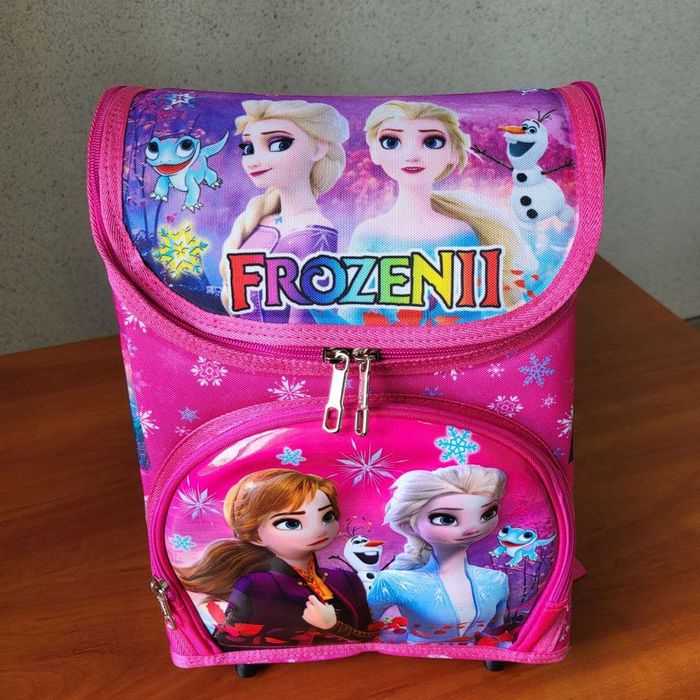 Портфель шкільний ортопедичний 1 клас каркасний 3D принт Frozen