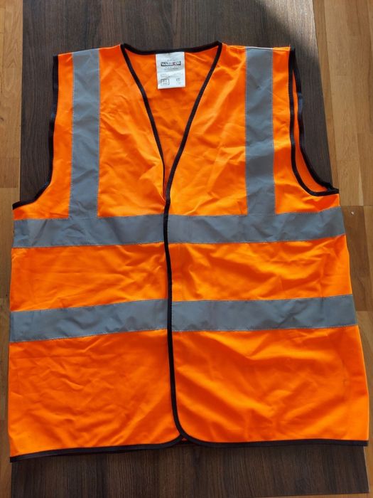 Kamizelka ostrzegawcza pomarańczowa drogowa na rower skuter