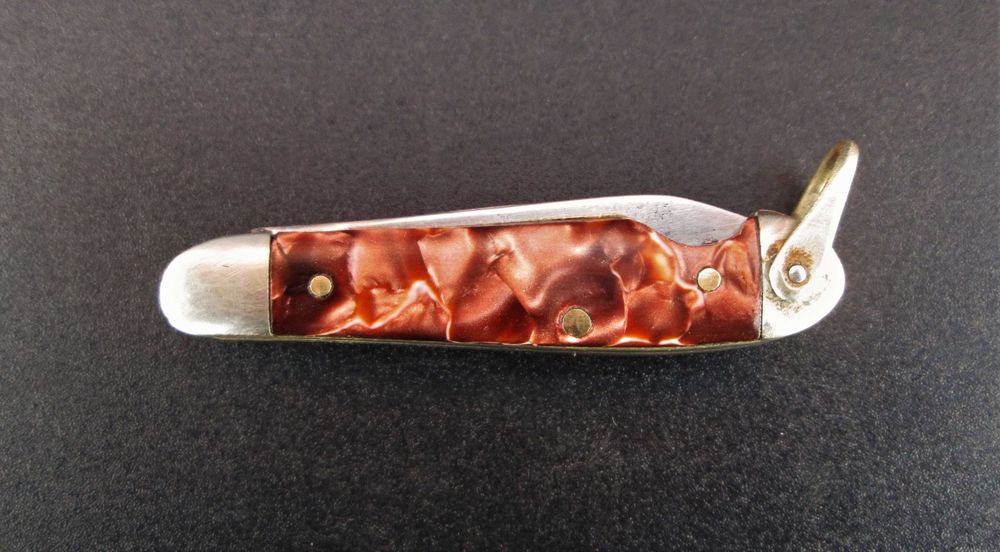 Antigo Pequeno Canivete dos Anos 50 com duas Laminas