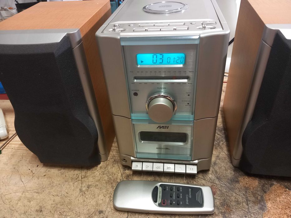 mini aparelhagem com comando