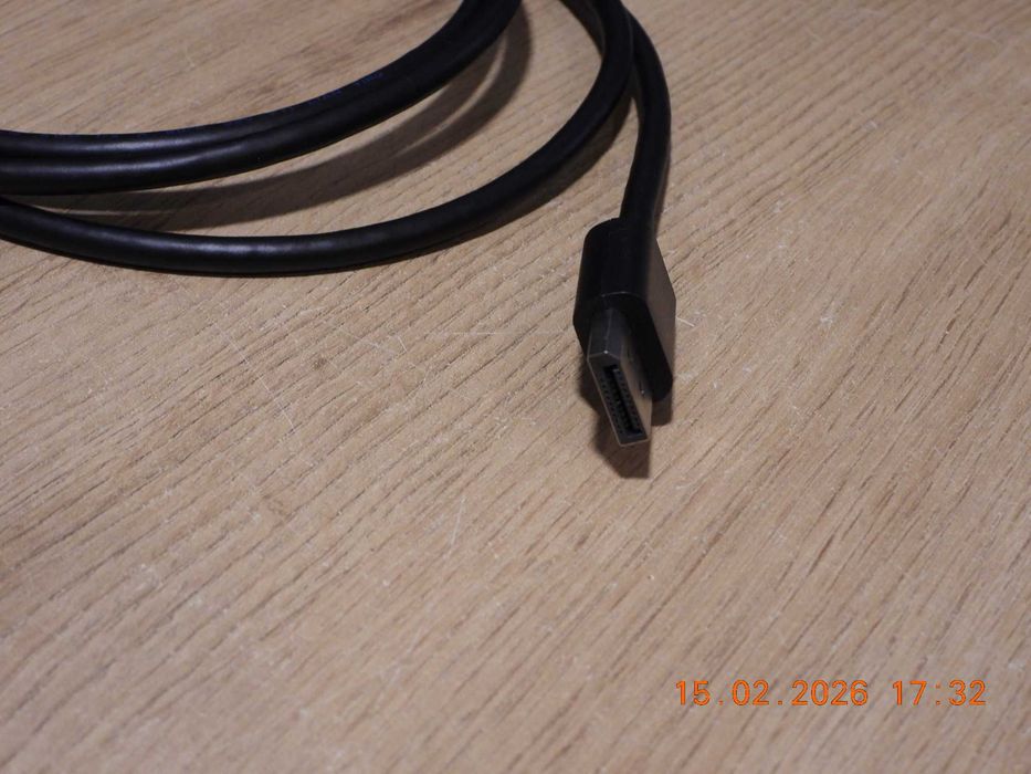 LIAN YING. DisplayPort Cable AWM  30V VW-1 Male to Male - 1,8m