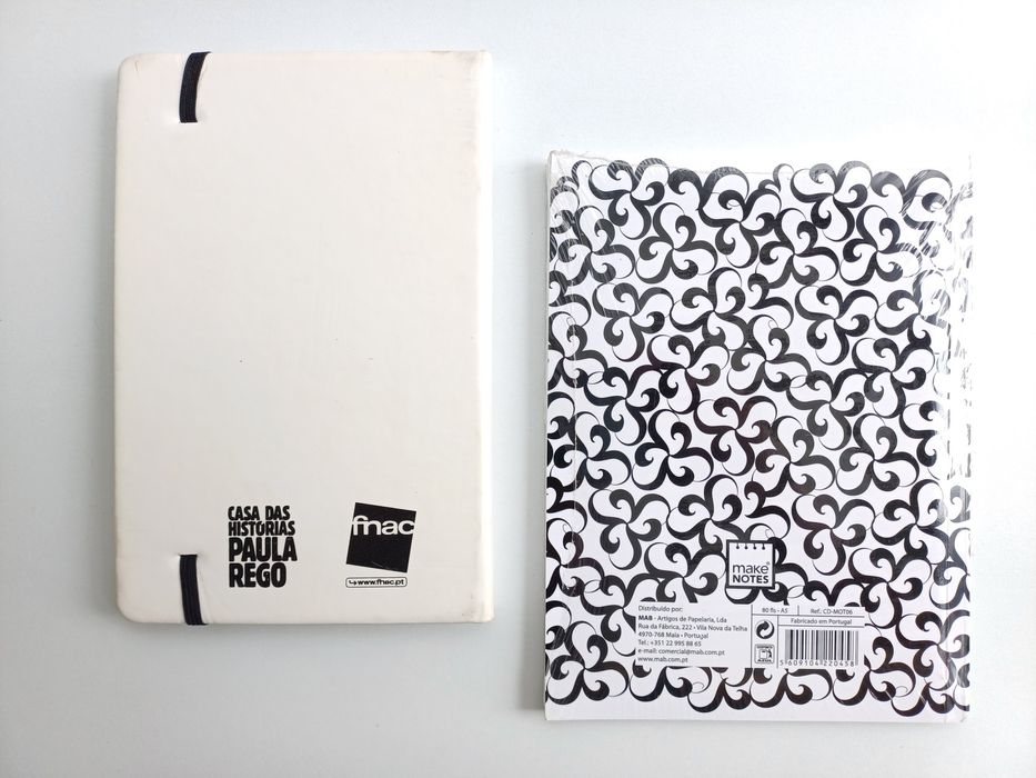 2 cadernos A5: Paula Rego + Make Notes - NOVOS