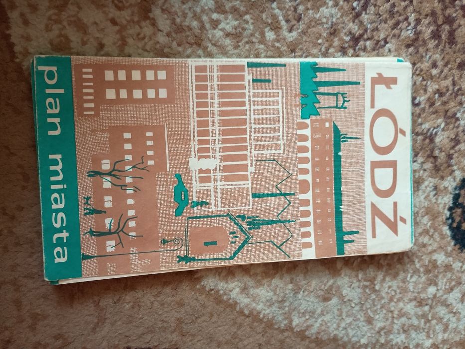 Plan miasta Łodzi z Listopada  roku 1982