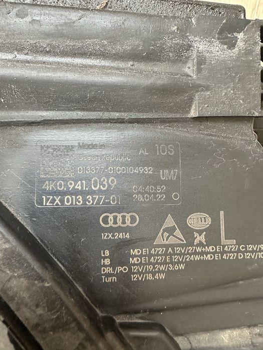 Фара ліва на ауди А6 Європа б/у