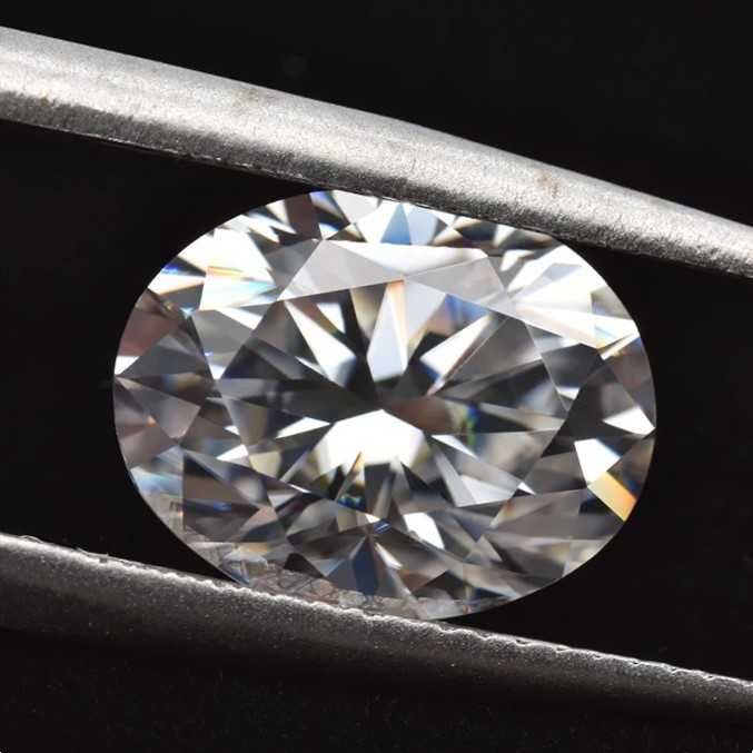 Diament Moissanit Owal 4x6mm 0.5CT VVS1-D ŚWIĄTECZNE PROMOCJE :)