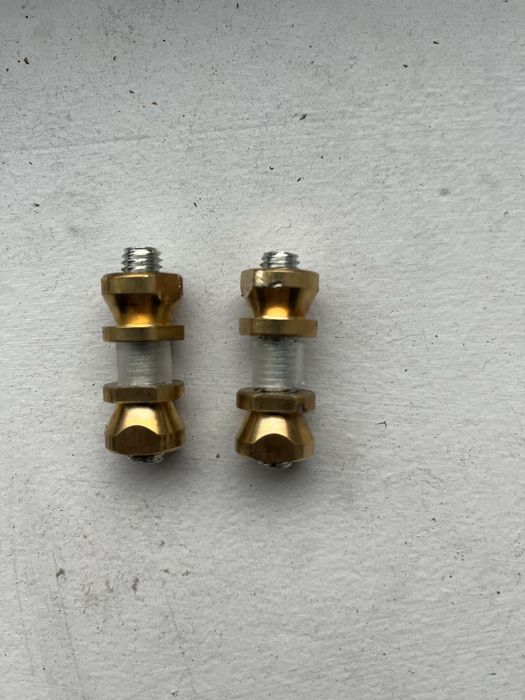 2 barras em inox para portas de vidro