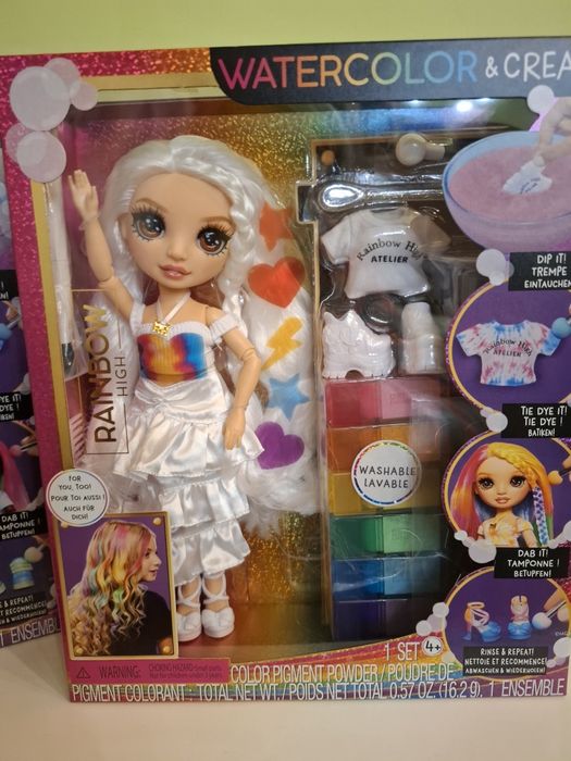 Lalki  Rainbow High Watercolor & Create 3 sztuki