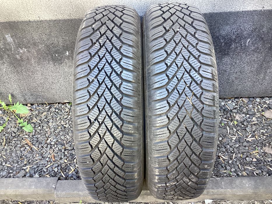CONTINENTAL 155/80r13  2szt opony zima zimowe 6.3mm 2018r