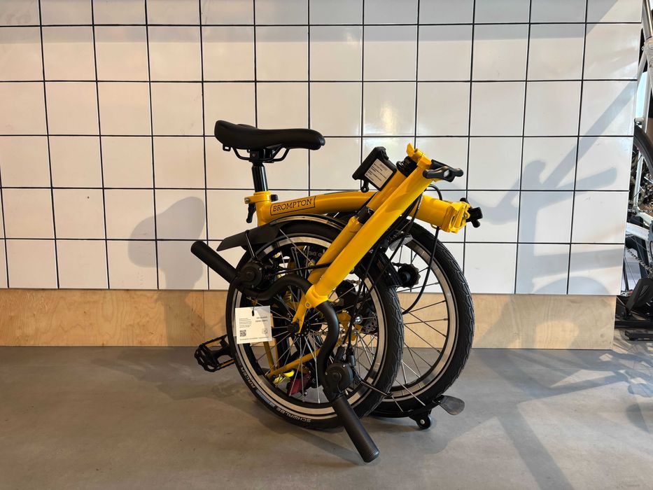 Rower składany Brompton C-line M6L bumblebee yelow - potestowy