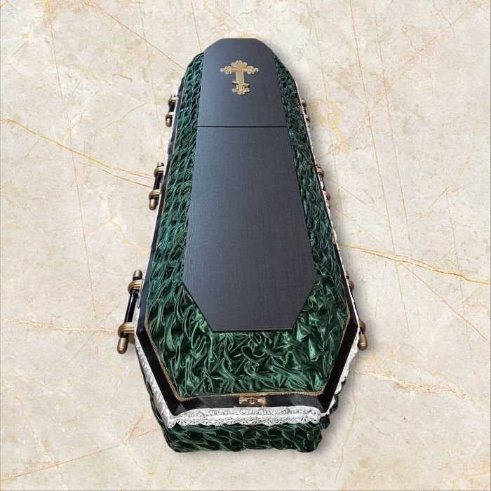 Труни, гроби, домовини, ритуальні послуги.