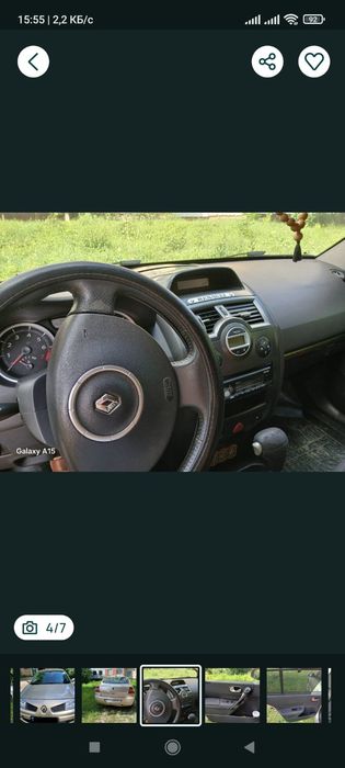 Renault Megan 2  1.6 г/б автомат
