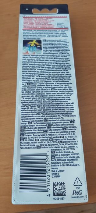 Elektryczna szczoteczka do zębów Oral-B +końcówka do szczoteczki