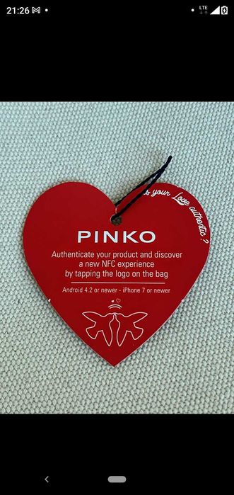 Pinko śliczna torebka na łańcuszku