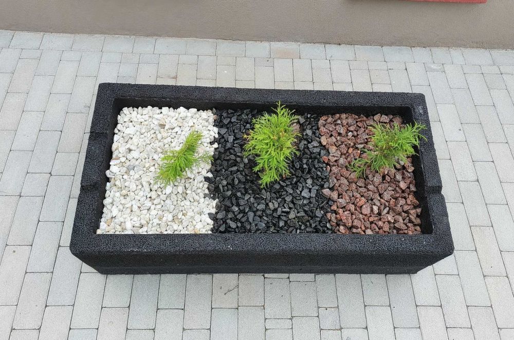 Donica ogrodowa betonowa 100x50x50 cm