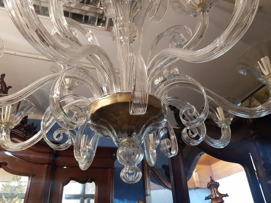 Imponente lustre, candeeiro veneziano