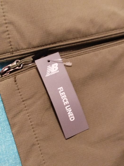 Nowa zielona khaki kurtka ocieplana News Balance XL
