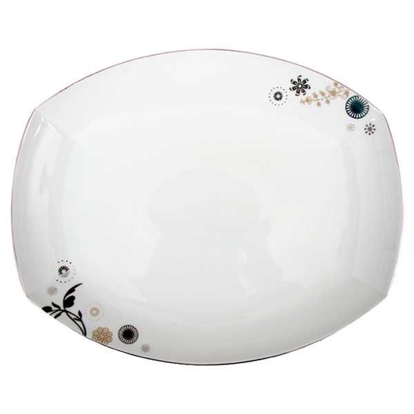 SPAL Serviço jantar Flower Rain Platina 56 pçs NOVO