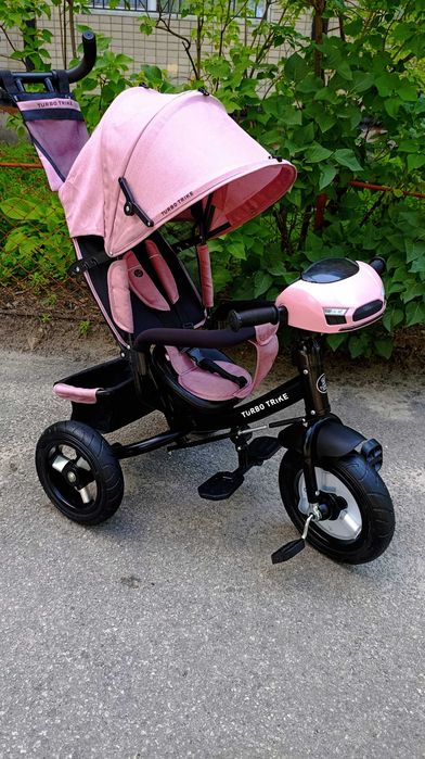 Новый детский велосипед с родительской ручкой Turbo Trike NEW