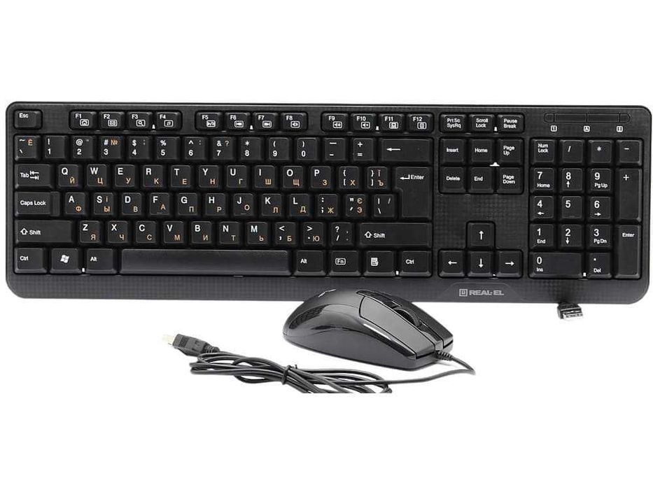 Клавиатура проводная Real-El Standard 500 USB