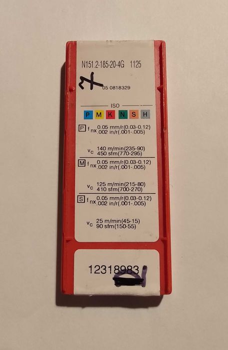 Płytka skrawająca CNC 10szt Sandvik Coromant N151.2 4G 1125