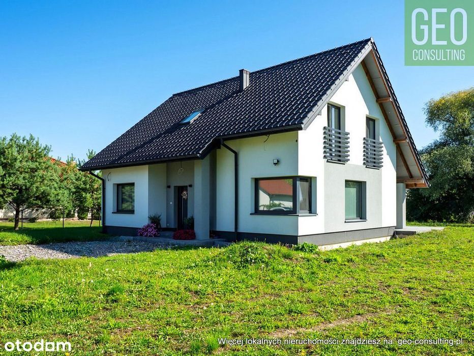 Dom wolnostojący 137 m2, wykończony, duża działka
