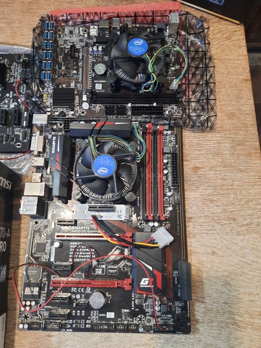 Материнские платы тушки майнинг MSI ASUS BTC GIGABYTE BIOSTAR