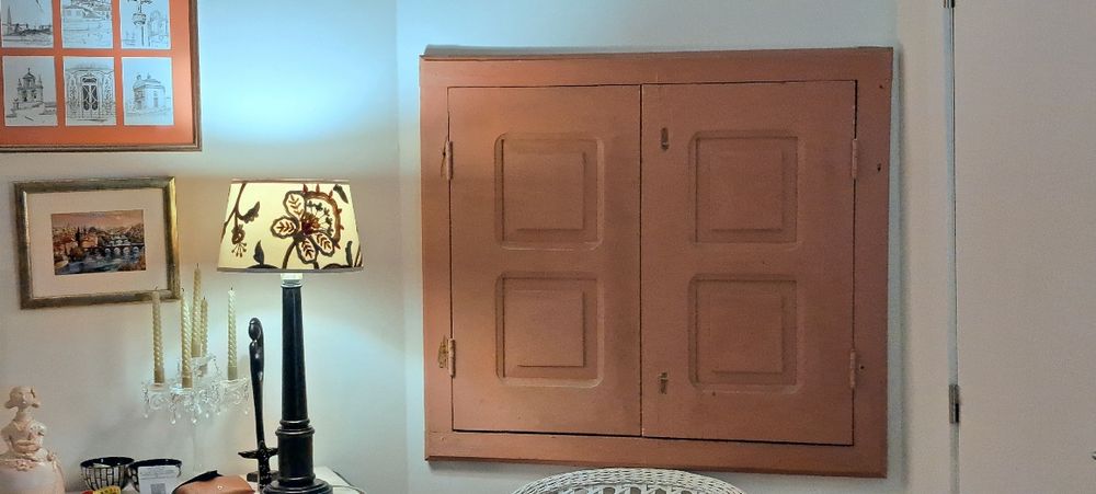 Portadas antigas com aro pra decoração