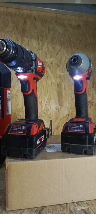 Komplet udarowy Milwaukee m18 wkrętarka zakrętarka